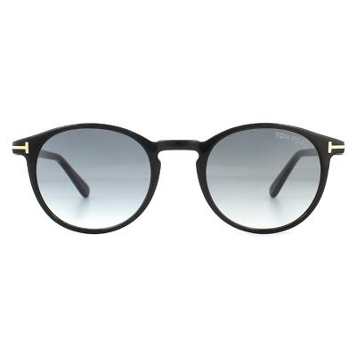 Pre-owned Tom Ford Sunglasses Andrea Ft0539 01b Black Gray Gradient