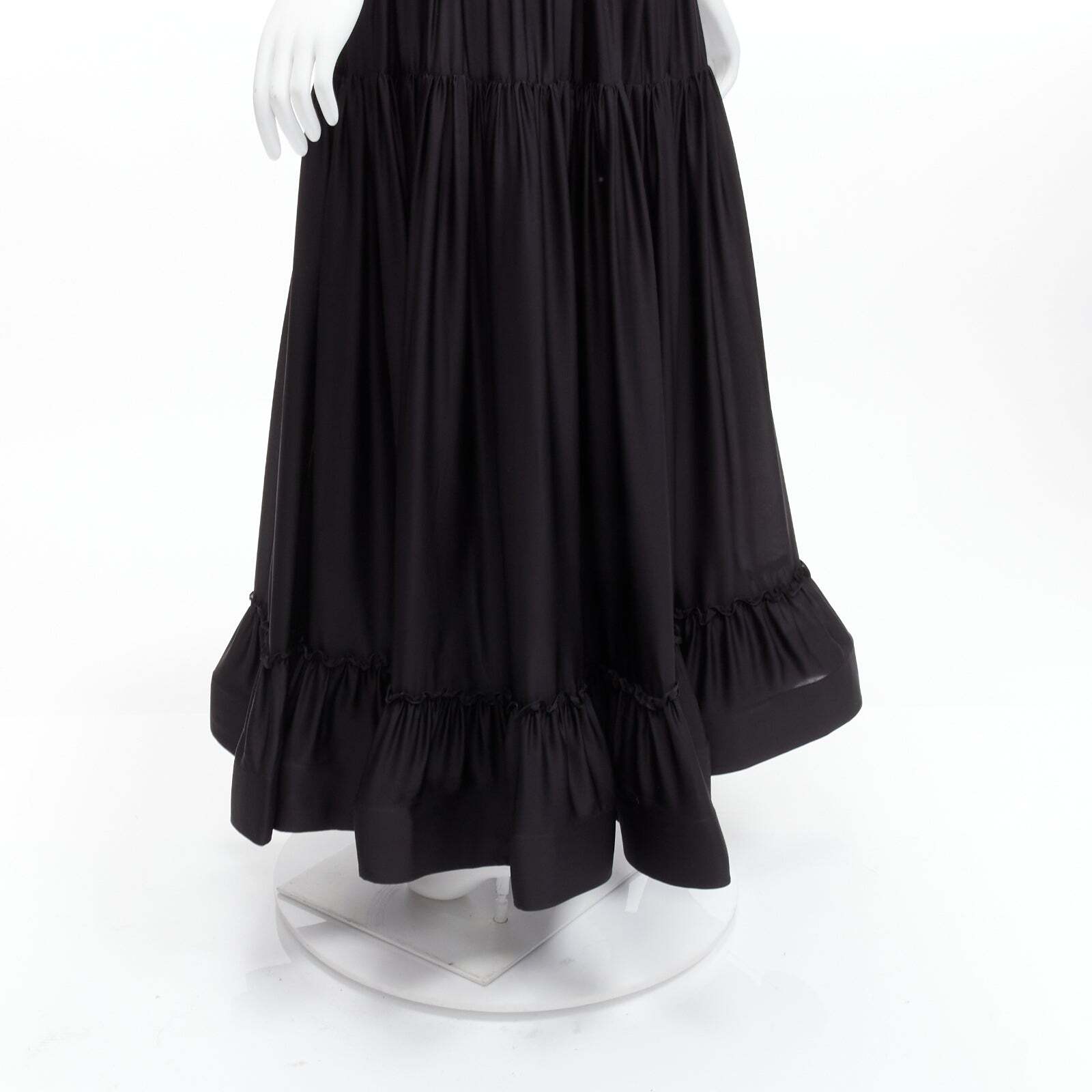 スカート Stella McCartney Burgundy cotton skirt (6K10593S2594 6017) stella-burgundy-denim-maxi-