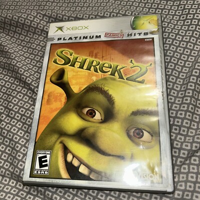 Shrek 2 Microsoft Original Xbox 2004 Platinum Hits Complete In Box No Manual