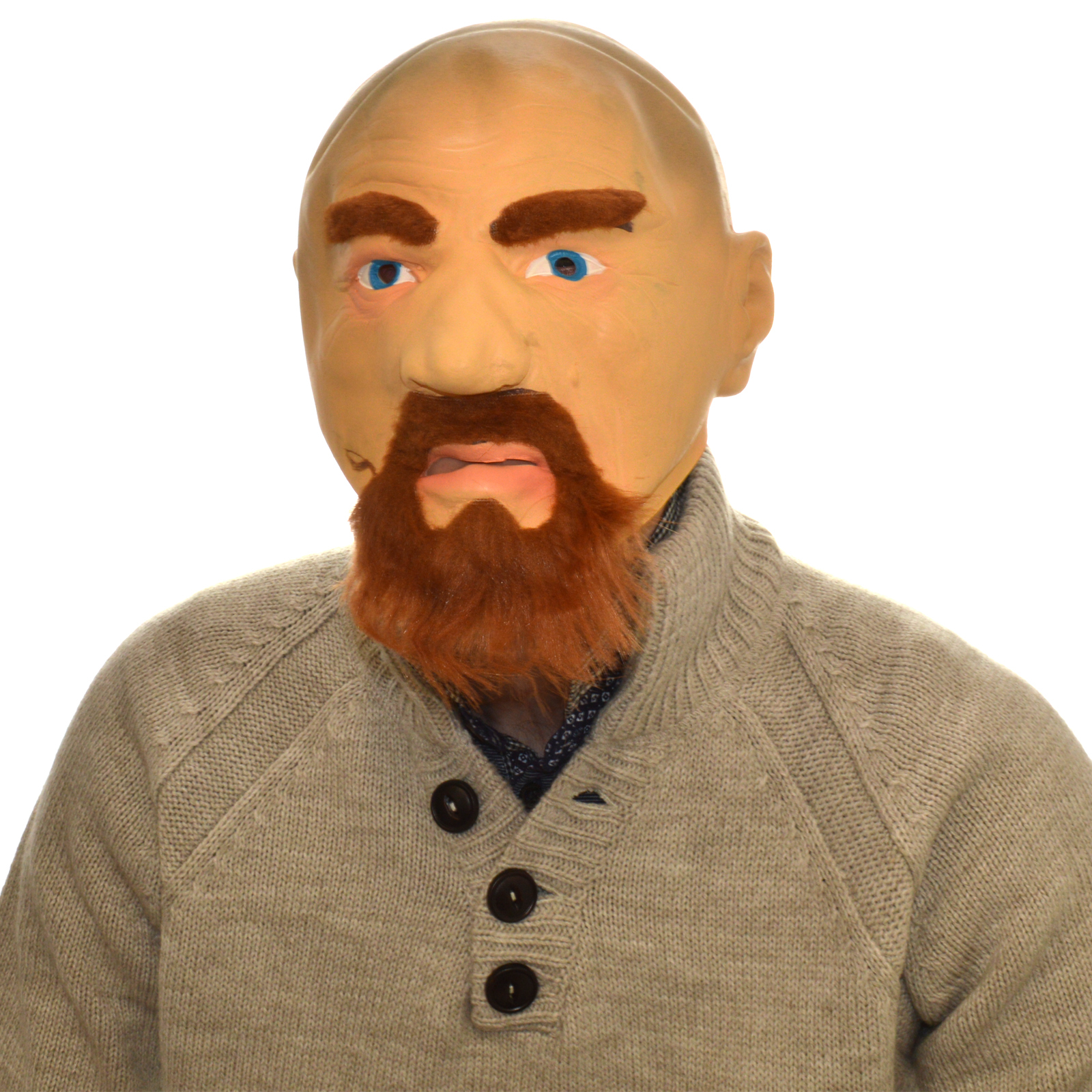 Latex Full Head Overhead Walter White Breaking Bad Cosplay Halloween