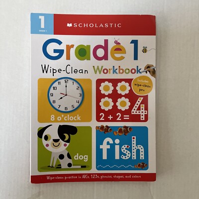First Grade Wipe-Clean Workbook: Scholastic Early Learners (Wipe-Clean)