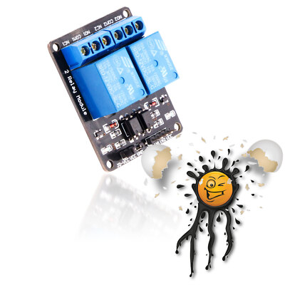 Arduino 2 Kanal Channel Relais Modul 5V 12V Optokoppler Trigger ESP8266