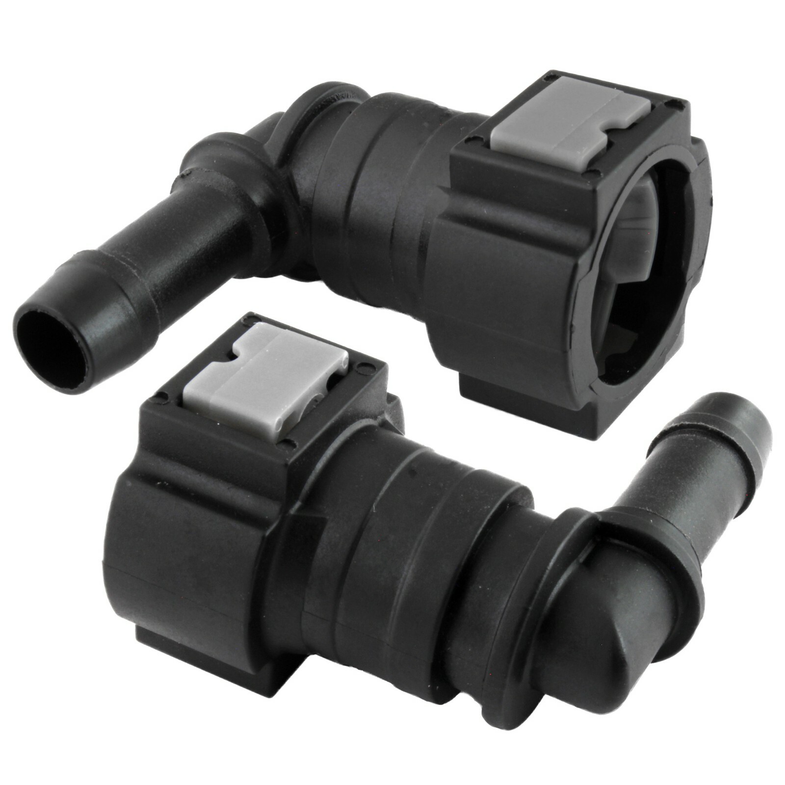 Fuel Line Quick Connect, 90° Push-On, Adapter for 1/2 Steel to 1/2