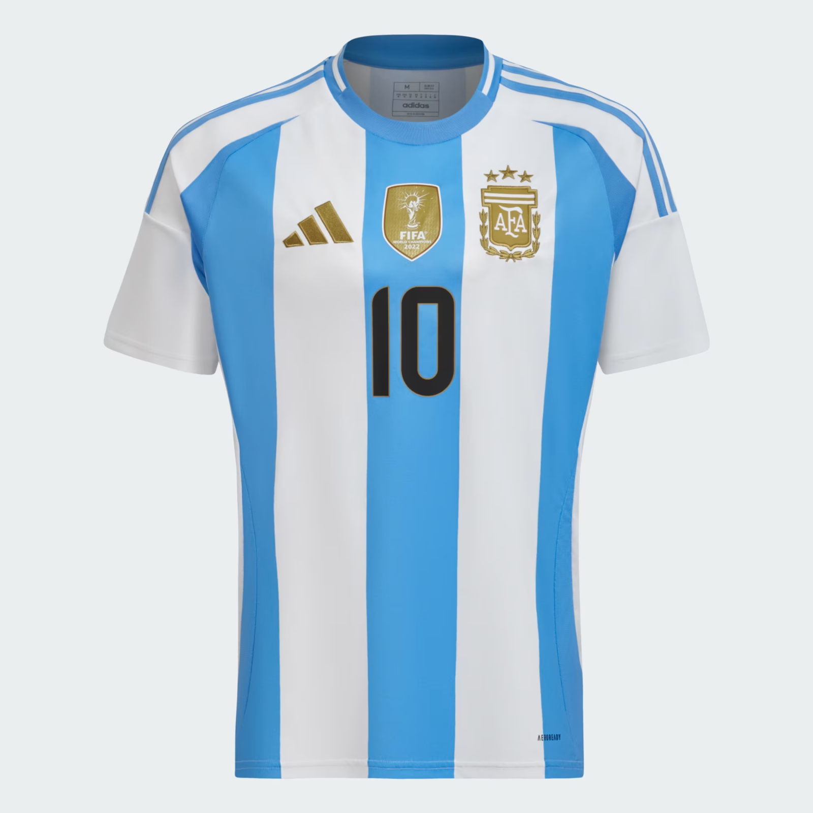 ウェア 07/08 Messi Argentina National Uniform 2008 Adidas Argentina Home Soccer Jersey Lionel Messi Men XL