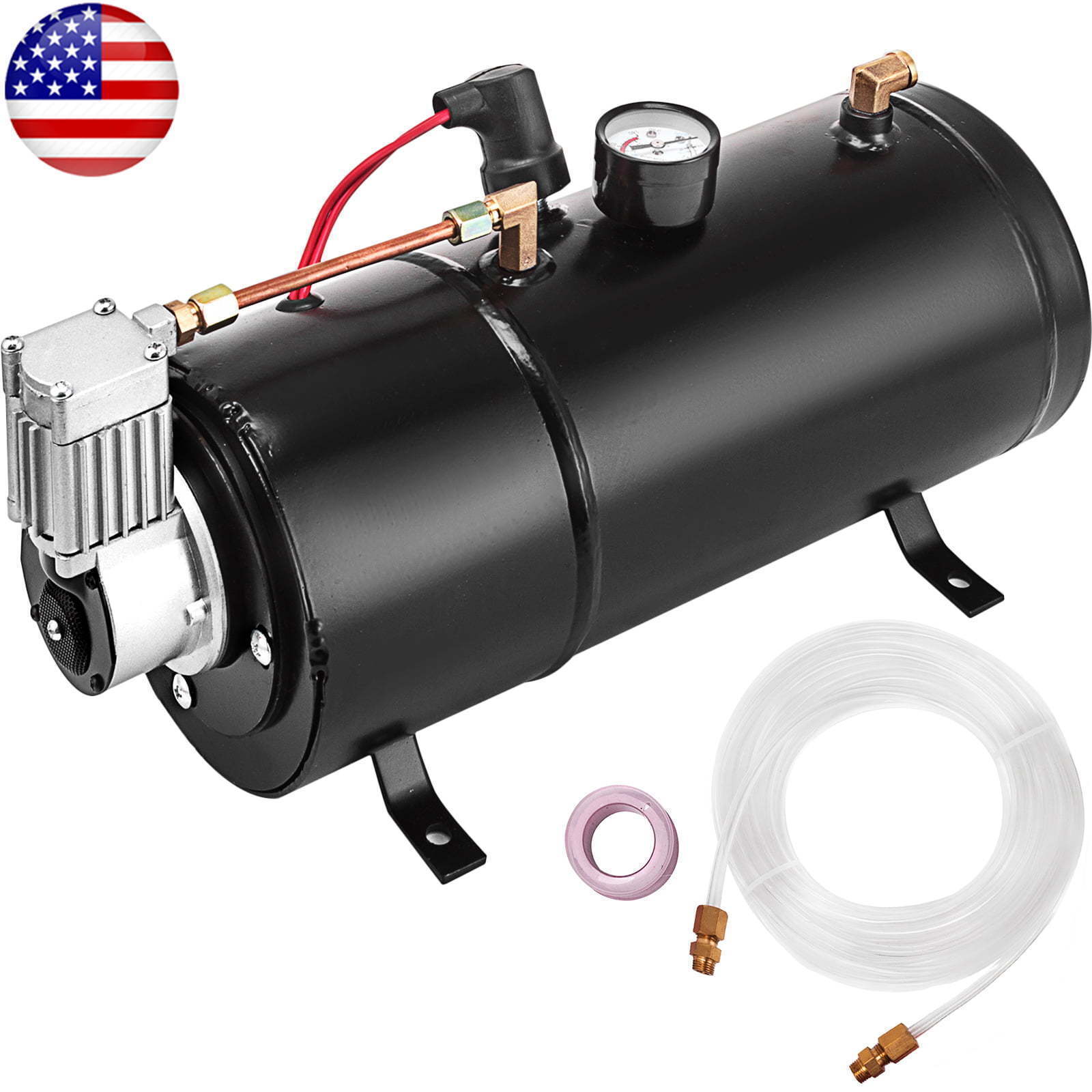 Tank Pump 0.8 Gal Tank120psi 12v Portable Truck Pickup Board