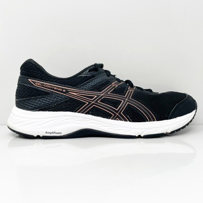 

Женские кроссовки Asics Gel Contend 6 1012A570 черные кроссовки размер 9, Черный, Gel Contend 6