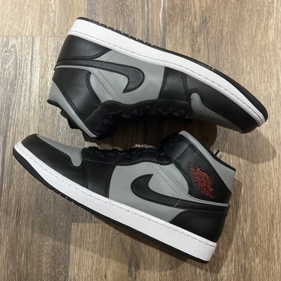 Nike Air Jordan 1 Mid Shadow Red Black 