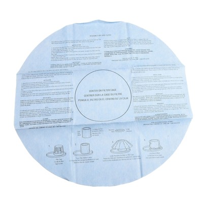 Essential Foam Filter & Elastic Band Kit Set for Shop Vac Vacuum Cleaners