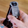 Rico Industries NFL Football Las Vegas Raiders Pewter Style Bottle Opener Keychain