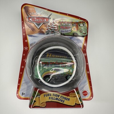 Disney Pixar Cars Fuel Tide Cheer Fillmore VW Bus Christmas Ornament Mattel New