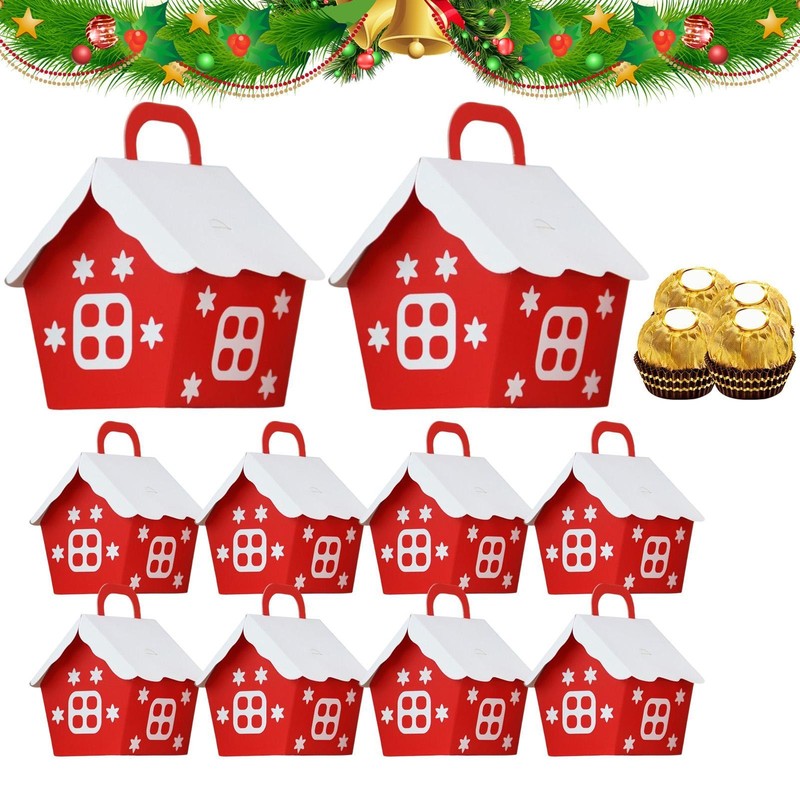 House Shape Favour Wrapping Bag Candy Boxes Party