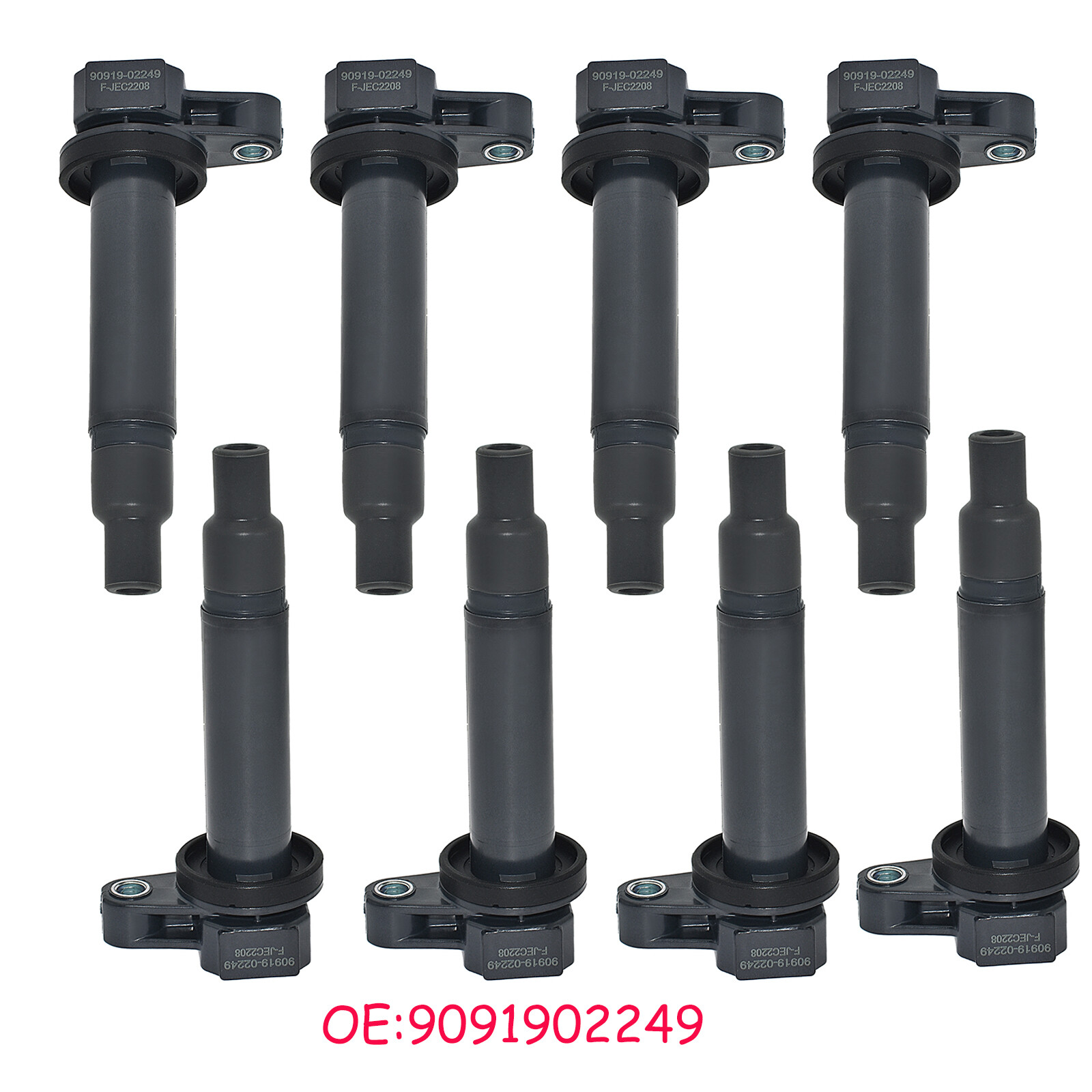 8x Ignition Coil 9091902249 For Toyota Tundra Sequoia Lexus GS430