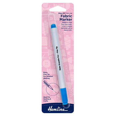 Hemline Fine Line Wipe Off Fabric Marker