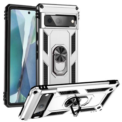 For Google Pixel 7 Pro/7a/6 Case Phone Cover Shockproof + Tempered Glass Screen