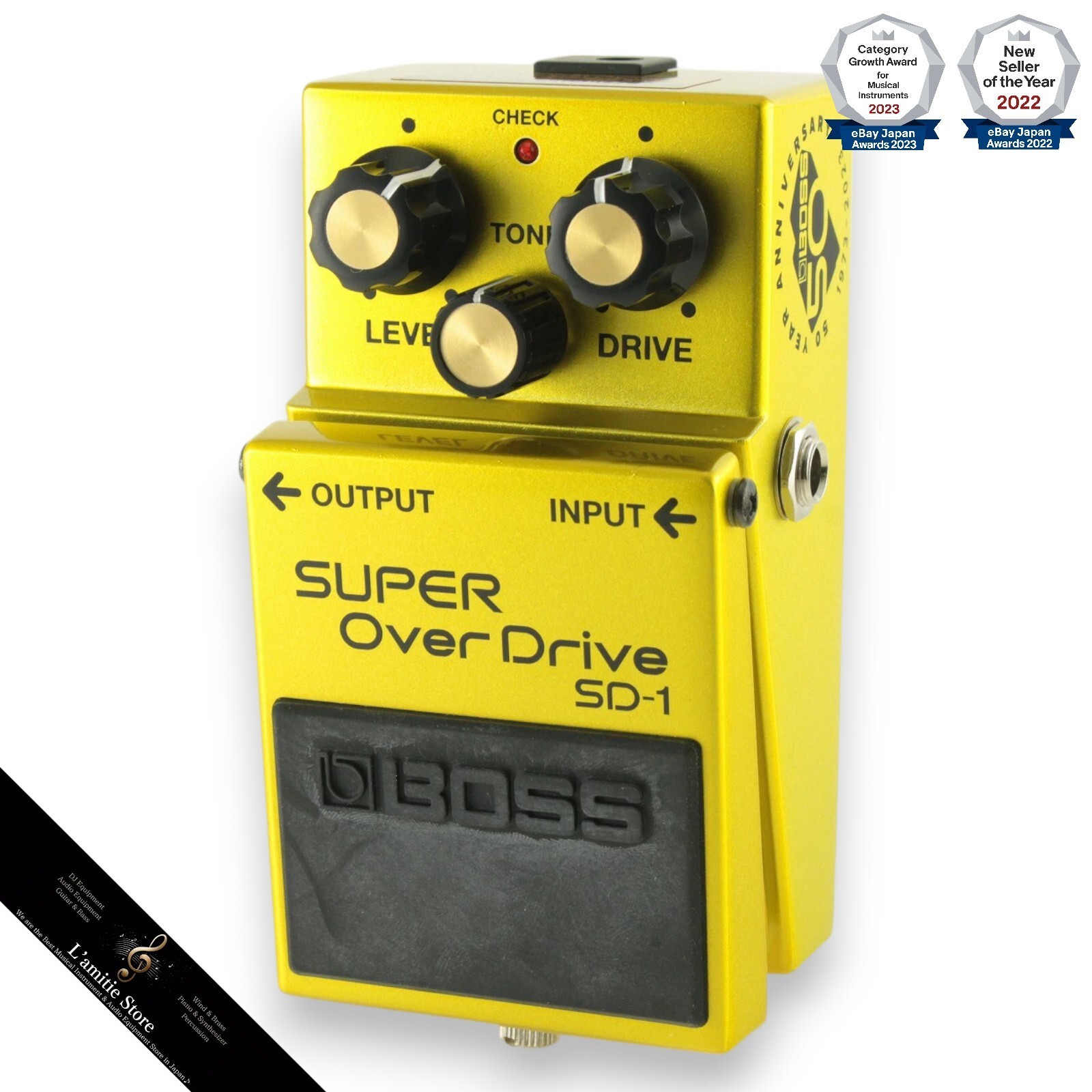 ギター BOSS SUPER OverDrive SD-1 B50A BOSS SD-1-B50A SUPER OverDrive 50th Anniversary SD 1 B50A