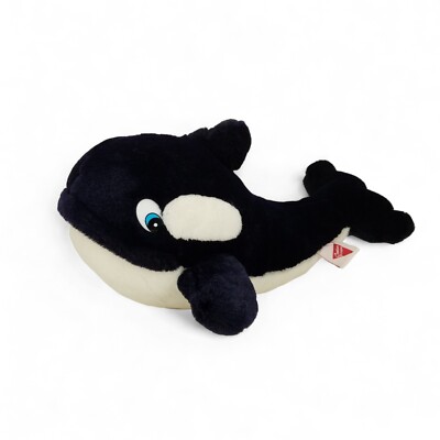 Creations By Dakin Free Willy Plush Orca Whale Stuffed Animal Toy 1995