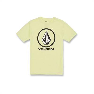 

Футболка Volcom Big Boys Crisp Stone с короткими рукавами, Shadow lime