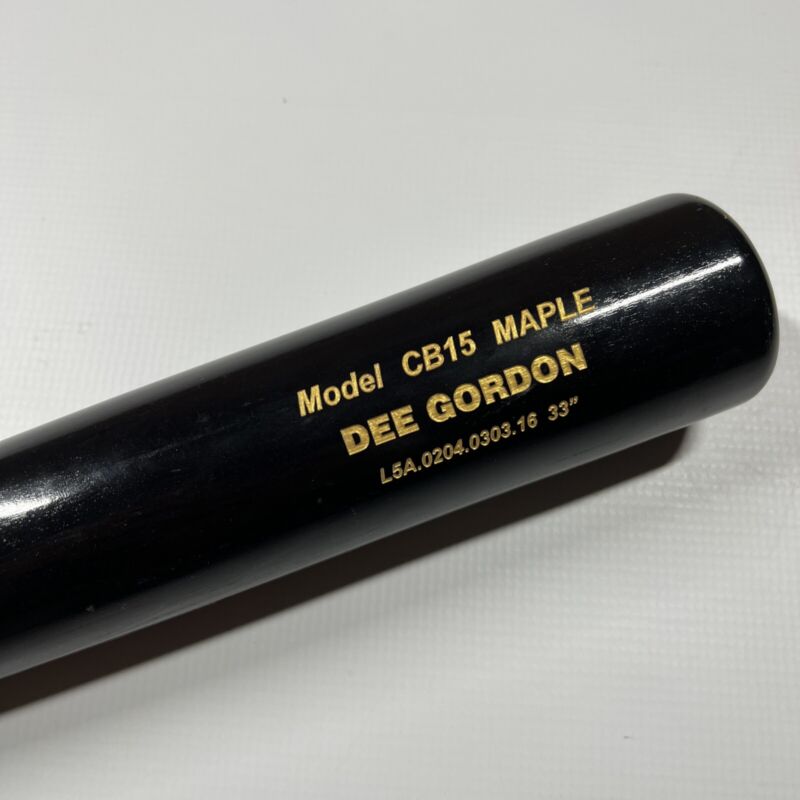 Marlins Nationals Dee Gordon Game Issued Chandler Bat 33" 