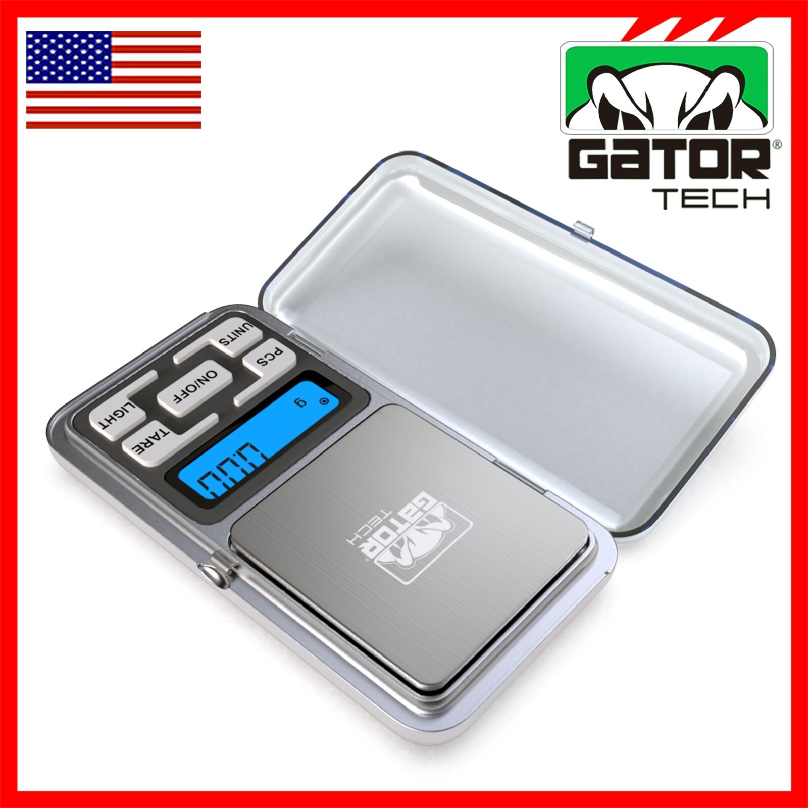 Digital Mini Pocket Scale Portable Jewelry Balance Gram Oz Herb Gold 500g x 0.1g