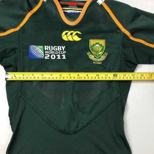 Classic South Africa Rugby 2011 World Cup Jersey by Canterbury, Size Small