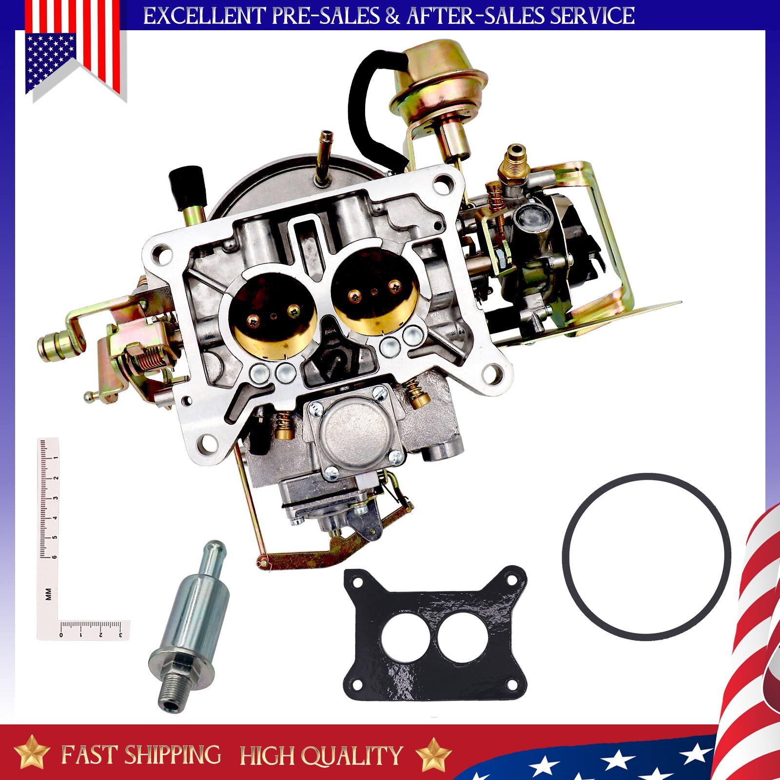 For Ford 400 302 351 Cu Jeep Engine 2150 Two 2 Barrel Carburetor Carb 2100 🔥