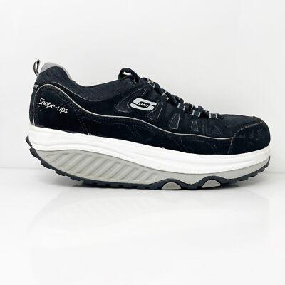 Skechers Womens Shape Ups 2.0 57003 Черная повседневная обувь Кроссовки Размер 8, Черный, Shape Ups 2.0