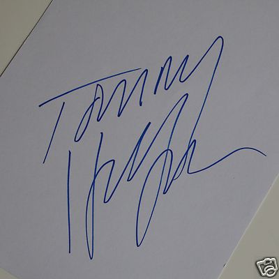 Tommy Hilfiger ( Designer ) 20x30cm Card  Autogramm / Autograph signed in Person