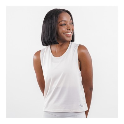 

Укороченный топ Saucony для женщин Saucony X cycora Crop Top Sand  Apparel