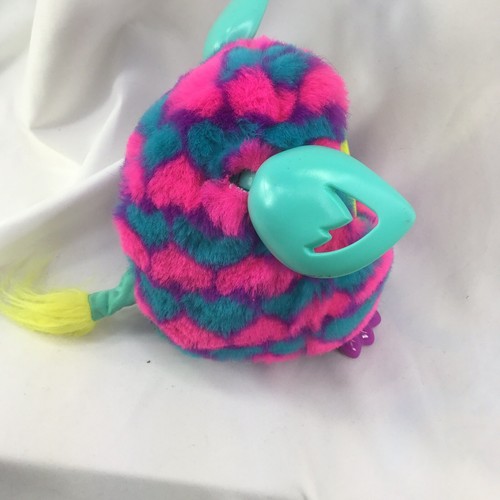 Furby Boom Pink Blue Teal with Hearts Hasbro Interactive works Untested 2012