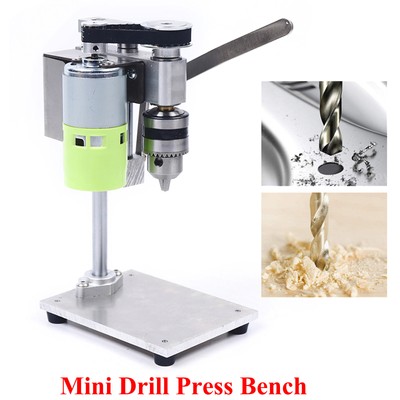 Mini Drill Press Bench Small Electric Drill Machine Work Bench Milling Machine