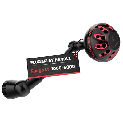 GOMEXUS Handle for Daiwa Fuego LT Spinning Reel Replacement Handle Plug-and-Play