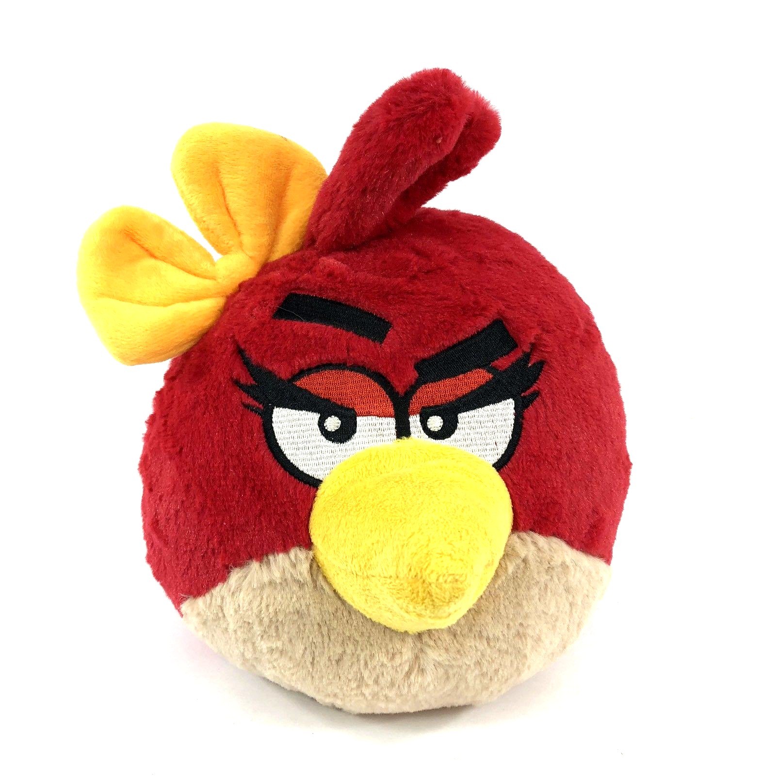 Angry Birds Round Ball Plush Red Girl Bird 12