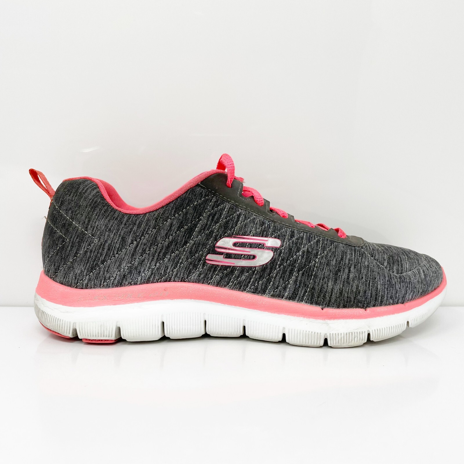 

Женские кроссовки Skechers Flex Appeal 2.0 12753 серые кроссовки размер 7.5, Серый, Flex Appeal 2.0