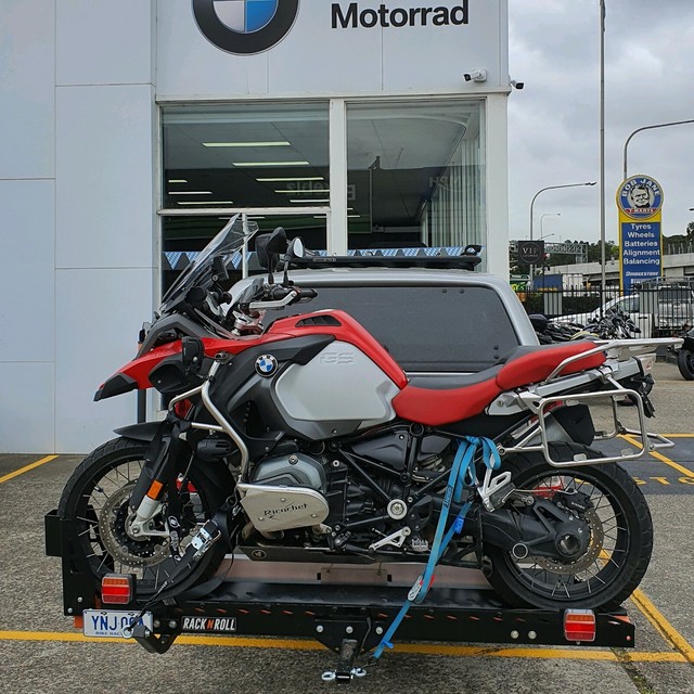 rack and roll motorcycle carrier