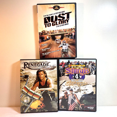 DUST TO GLORY / RENEGADE: SEASON 1 VOLUME 1 / STURGIS 4 MILLION MOTORCYCLES -DVD