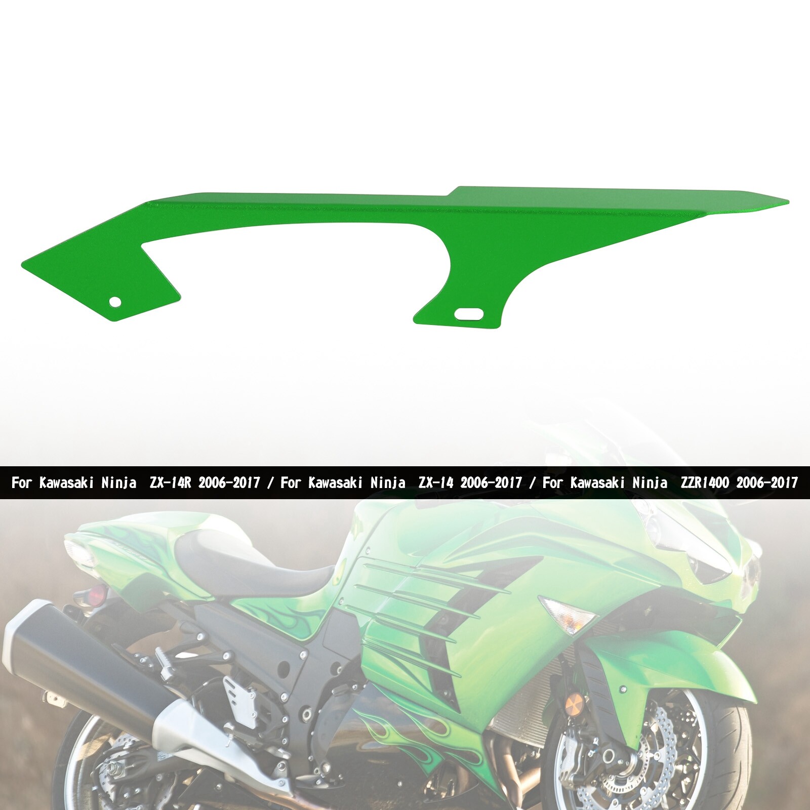 Sprocket Chain Guard Cover For Kawasaki Ninja ZZR1400 ZX14