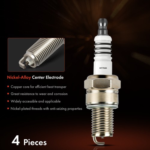 4x Nickel Spark Plugs for Polaris Rush 600 800 850 SKS 700 800 850