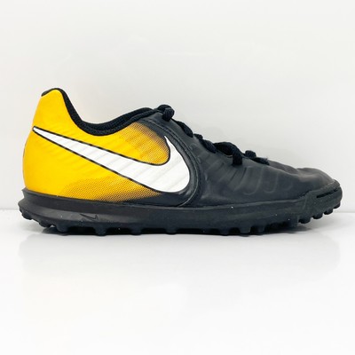 Футбольные бутсы Nike Boys Tiempox Rio IV TF 897736-008, черные, размер 11,5C