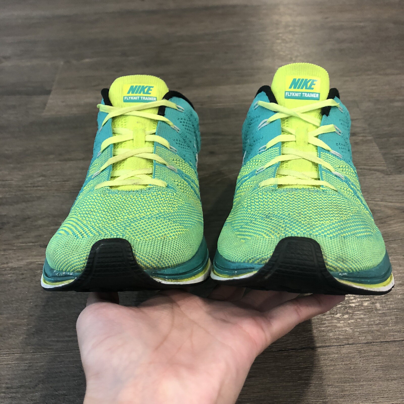 Nike Flyknit Trainer+ Volt White Atomic 