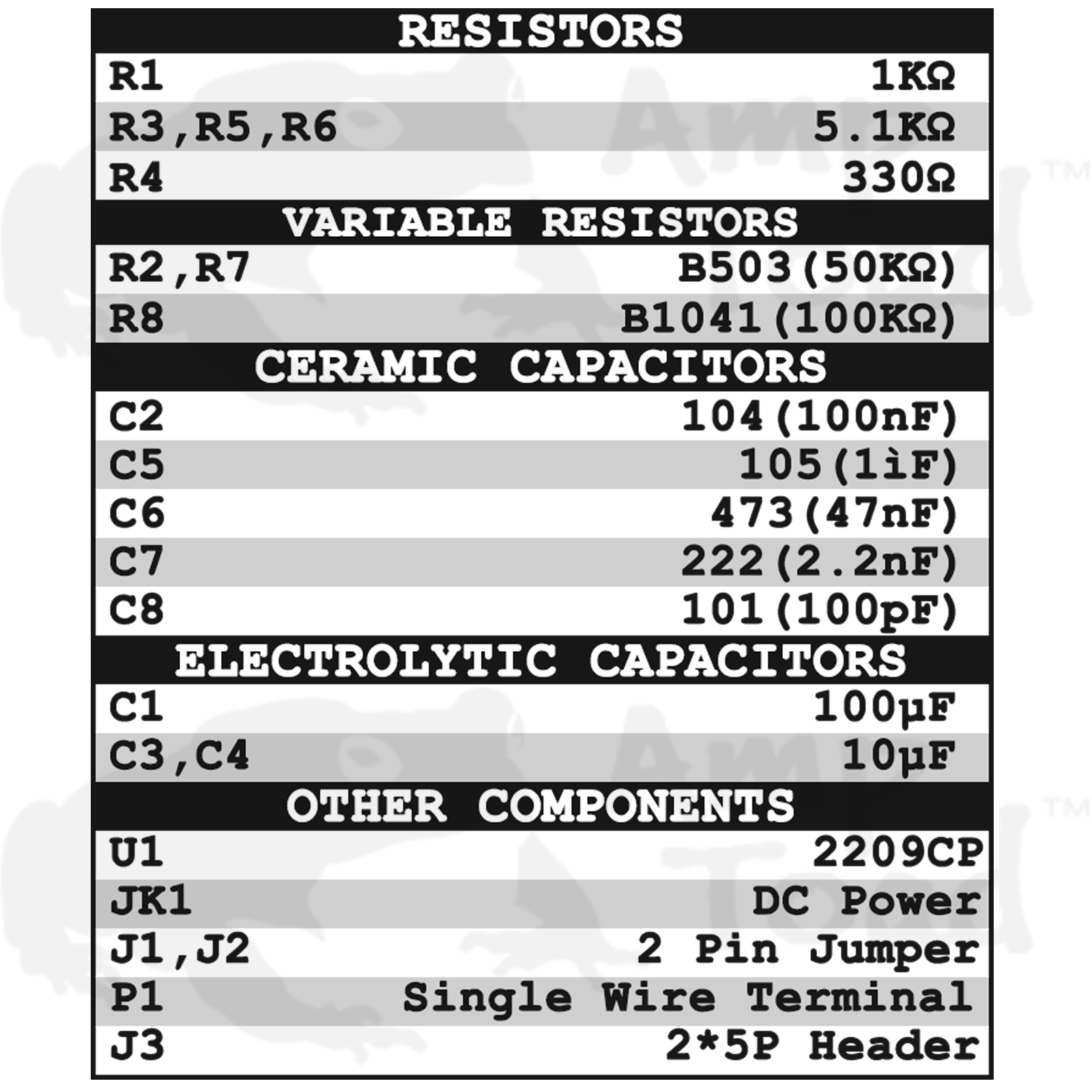 Function Generator XR2206 - DIY Kit - Optional Wall Plug [SOLDERING REQUIRED]