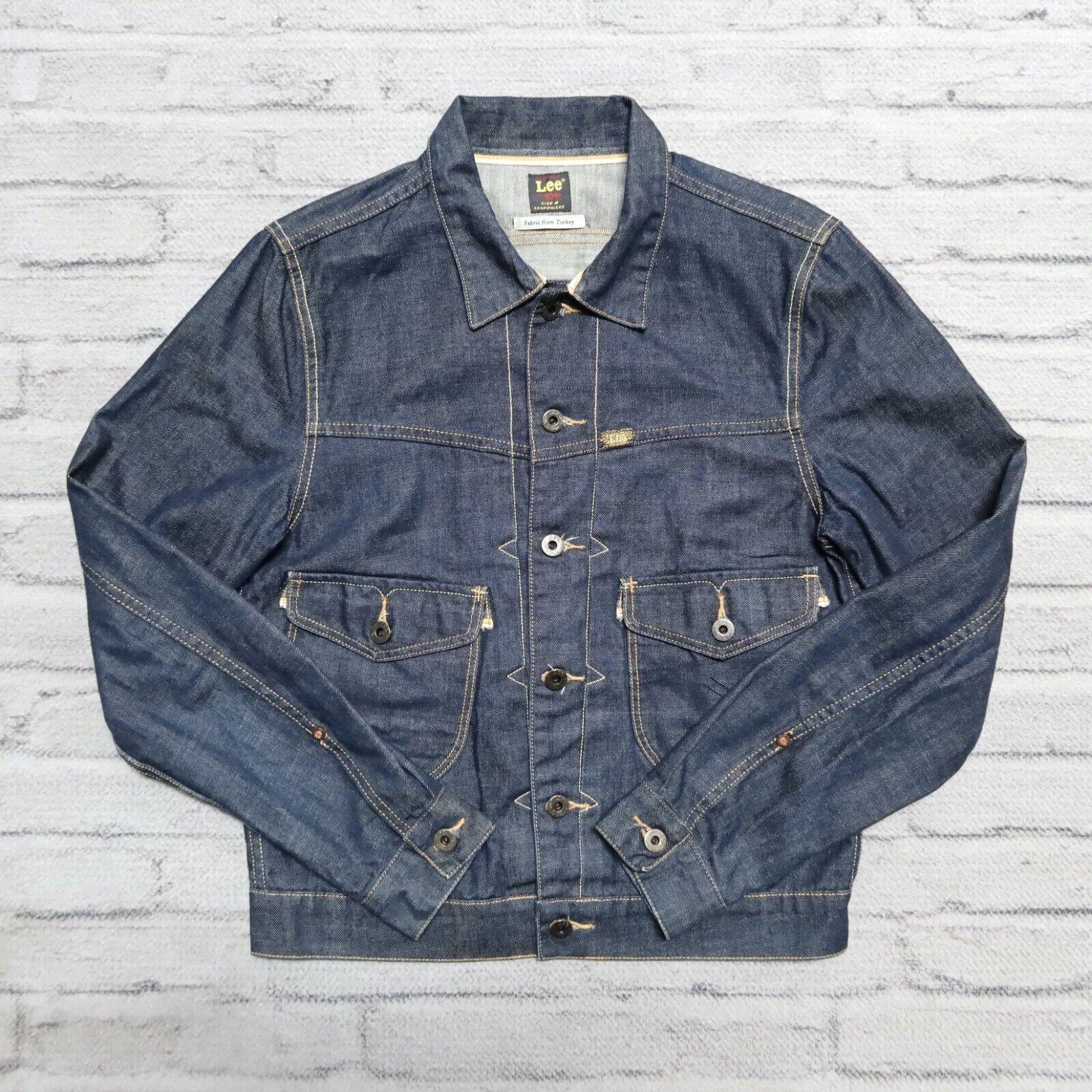 LEE Rider 101+ Sanforiezd Denim Jean Jacket Japan Union Made LEE Rider 101+ Sanforiezd Denim Jean Jacket Japan Union Made
