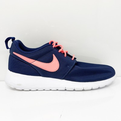 Nike Boys Roshe One 599729-411 Синие кроссовки для бега Размер 4,5 Y