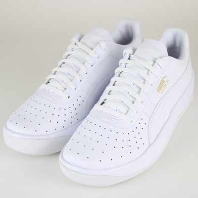 PUMA Youth GV Special Lifestyle Low Top Sneakers White/Gold 344765-75