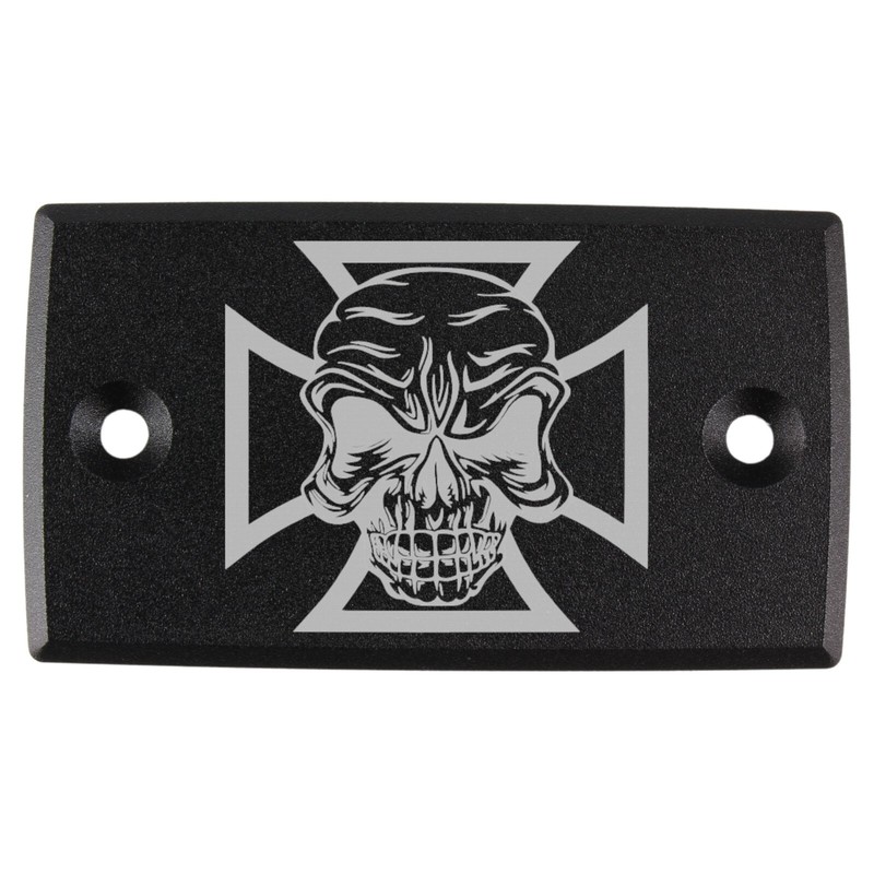 Bremszylinder-Deckel - Cross & Skull - Schwarz â Suzuki Vz 800 Marauder
