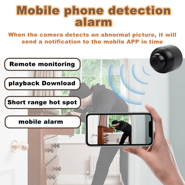 Mini Spy Camera WiFi HD 1080P Hidden IP Night Vision Camcorder Home Security Cam - Image 32