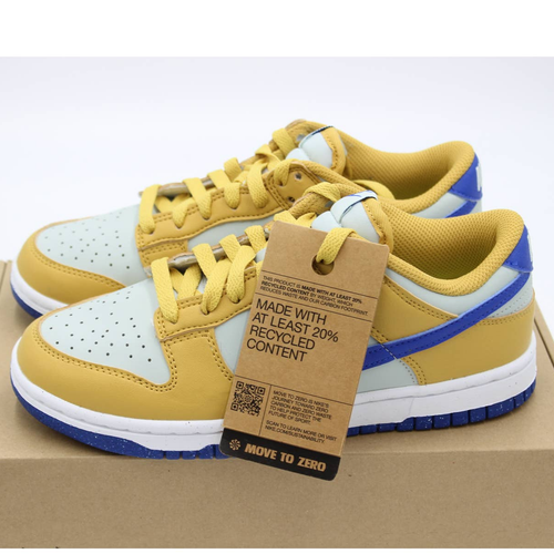 Pre-owned Nike Wmns Dunk Low Next Nature "wheat Gold Royal" Size 6.5 Style Dn1431 700