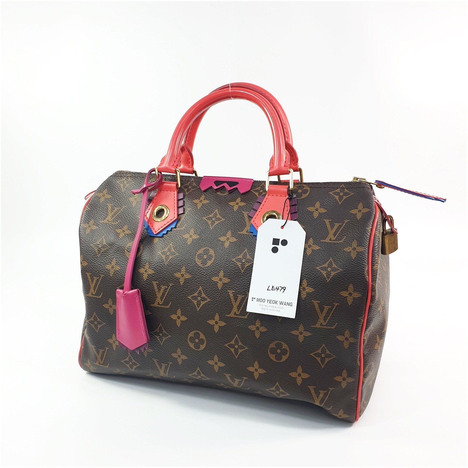 Authentic Louis Vuitton Speedy 30 Totem M41666 Genuine Daily