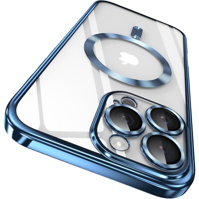 Shockproof Mag Safe Case For iPhone 16 15 Pro Max 14 13 12 11 Camera Lens Cover