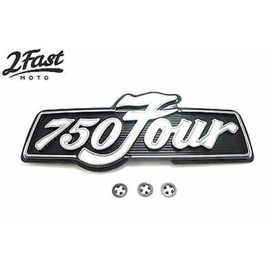 Side Cover White Script '' 750Four '' Emblem for Honda CB750 - 73-76 87123-341-673