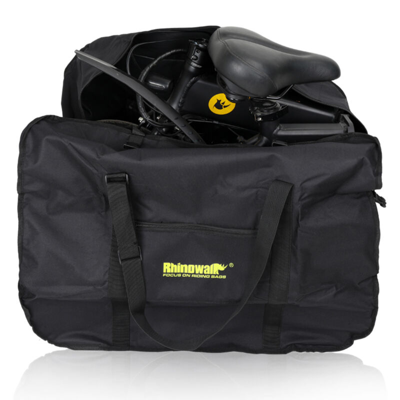 HUNTVP Folding Bike Bag Bike Travel Bag Case Box Thick Bicycle Folding Carry Bag